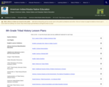 ODE 8th Grade Tribal History/Shared History Lesson Plans