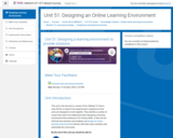 Course: Unit 51: Designing an Online Learning Environment