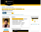 Kennesaw State University Education Library Portal