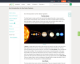 An Introduction to the Solar System ( Read )