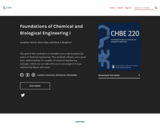 Foundations of Chemical and Biological Engineering I