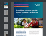 Transitions between outside school hours care and school