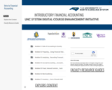UNC System Introduction to Financial Accounting Digital Course