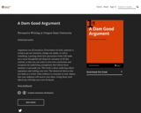 A Dam Good Argument – Persuasive Writing at Oregon State University