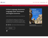 Critical Language Awareness: Language Power Techniques and English Grammar