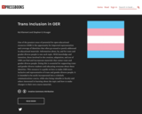 Trans Inclusion in OER