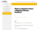 Why is a Negative Times a Negative Always Positive?