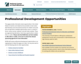 Deafblindness Professional Development Opportunities