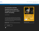 An Australian and New Zealand Human Resource Management Guide to Work Health and Safety