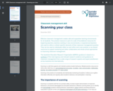 Scanning your class: Classroom management skill