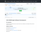 Syllabus: Agile Software Development