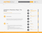 Children's Planetary Maps: The Moon