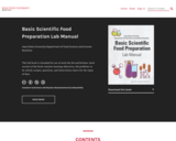 Basic Scientific Food Preparation Lab Manual