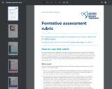 Formative assessment rubric A4