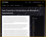 San Francisco Declaration on Research Assessment