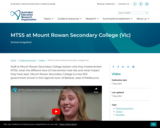 MTSS at Mount Rowan Secondary College (Vic)