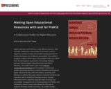 Making Open Educational Resources with and for PreK12