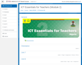 The Nigerian ICT Essentials for Teachers (Module 2)