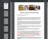 Syllabus: Gender, violence, and social change