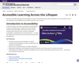 Accessible Learning Across the Lifespan
