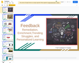 Ideas and Resources for Feedback