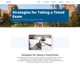 Strategies for Taking a Timed Exam