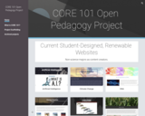 CORE 101 Open Pedagogy Project