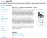 Histories of Indigenous Peoples and Canada