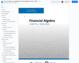 Financial Algebra (Oregon Blueprint, Version 1)