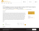 From Seedlings to Success: How One State’s Funding of OER Projects Helped to Launch OER Initiatives Across Multiple Campuses