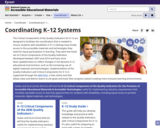 Coordinating K–12 Systems