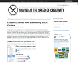 Lessons Learned With Elementary STEM Centers