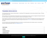 The Portage Network - Training Resources