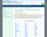 Part B, Section 619 State Programs and Coordinators