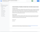 OER Evaluating the Conditions For Student Voice Worksheet