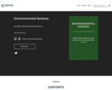 Environmental Science: an Open Educational Resource