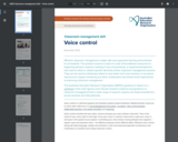 Voice control: Classroom management skill