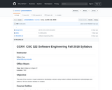 Syllabus: Software Engineering