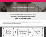 Math Unit Planning using Backward Design