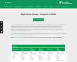 HS Biology - Designed to NGSS