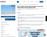 Final Project: Renewable Energy Community (Renewable Energy Algebra #5)