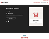 Writing For Success – Simple Book Publishing