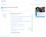 Canvas Commons Modern American History modules