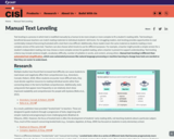 Research on Manual Text Leveling