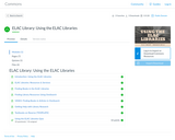 ELAC Library: Using the ELAC Libraries