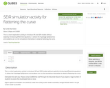 Resources: SEIR simulation activity for flattening the curve