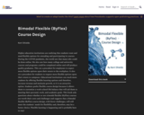 Bimodal Flexible (ByFlex) Course Design
