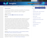 Increasing visibility and discoverability of scholarly publications with academic search engine optimization