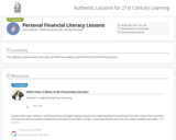 Personal Financial Literacy Lessons