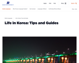 Life in Korea: Tips and Guides